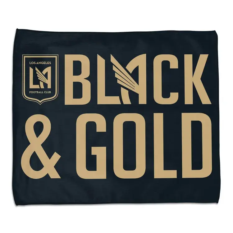 Wincraft LAFC 15" x 18" Black & Gold Rally Towel