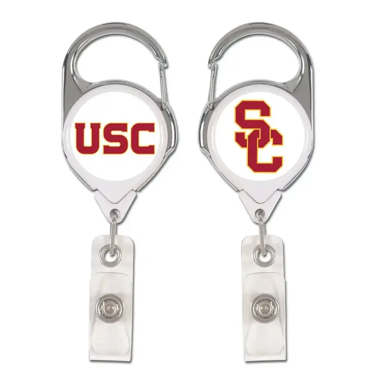 Wincraft USC Trojans Retractable Premium Badge Holder