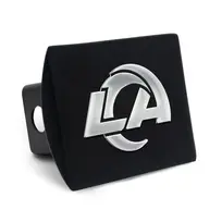 Wincraft Trailer Hitch Cover Black with Metal Emblem - NFL LA Rams