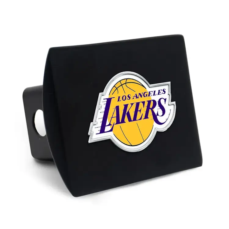 Wincraft Trailer Hitch Cover Black with Metal Emblem - NBA LA Lakers