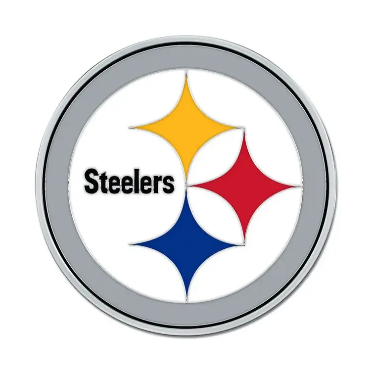 Wincraft Steelers Colored Chrome Auto Emblem