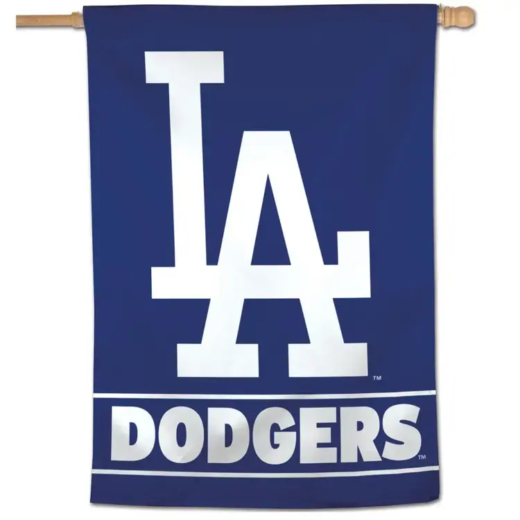 Wincraft LA Dodgers Block 28" x 40" Vertical 1-Sided Banner Flag