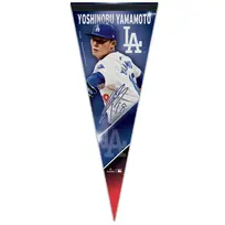 Wincraft LA Dodgers Premium Pennant 12" x 30" Yoshinobu Yamamoto