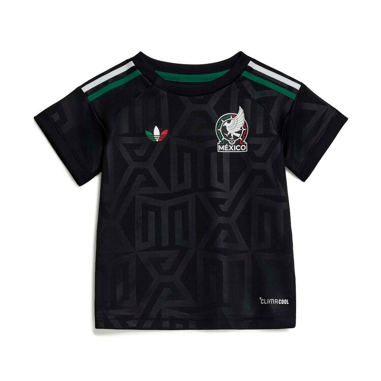 Majestic Mexico National Team adidas Infant 2026 Replica Mini Kit Third Jersey & Shorts - Black