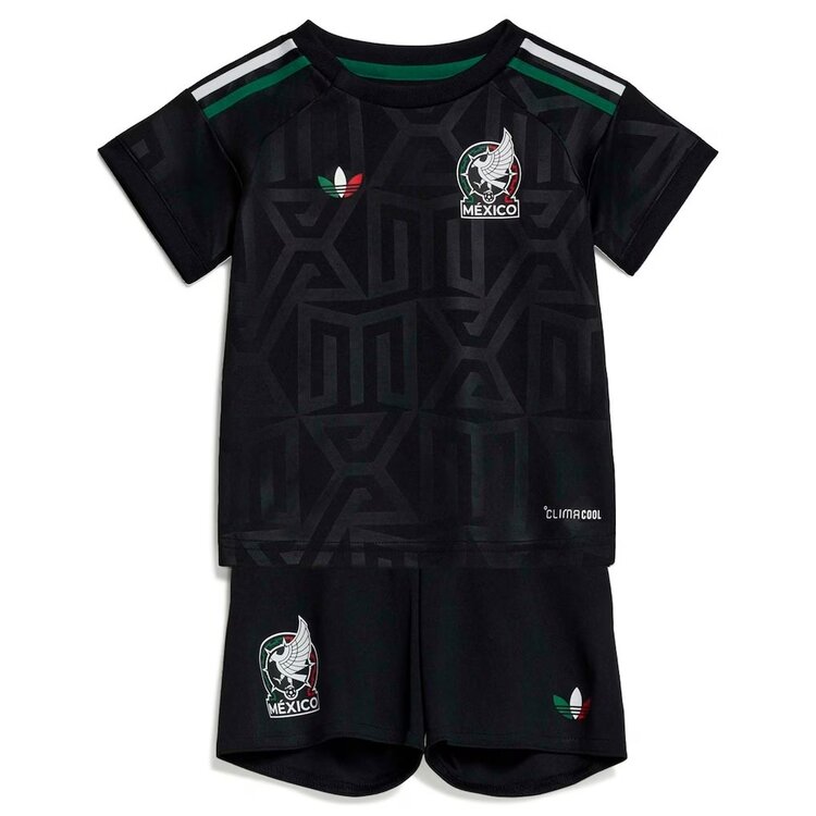 Majestic Mexico National Team adidas Infant 2026 Replica Mini Kit Third Jersey & Shorts - Black