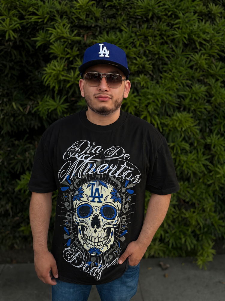 Pro Standard LA Dodgers Black Eternal Skull Tee