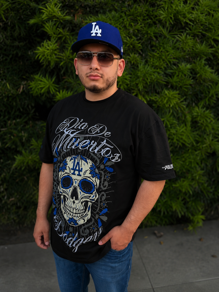 Pro Standard LA Dodgers Black Eternal Skull Tee