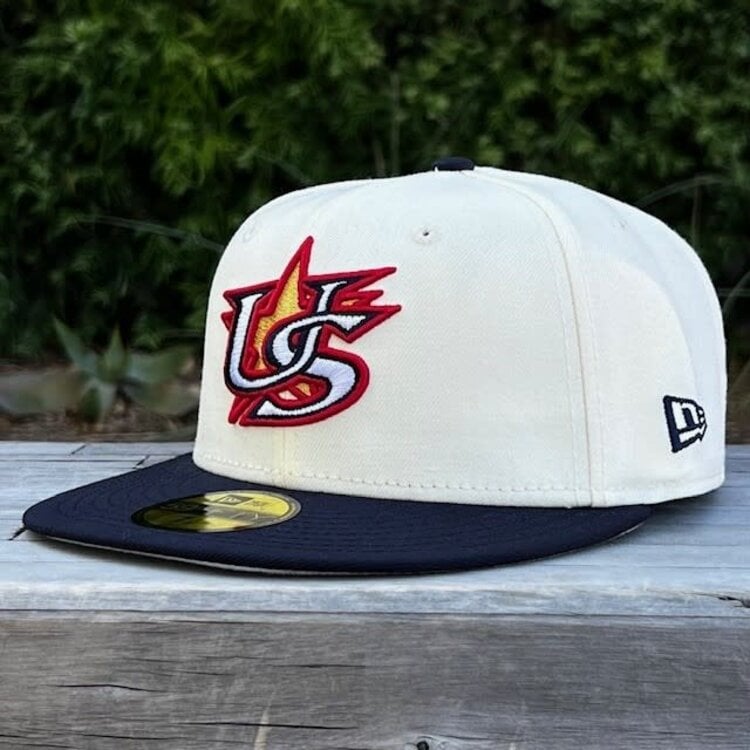 New Era USA WBC 2026 Ivory/Navy Gray UV