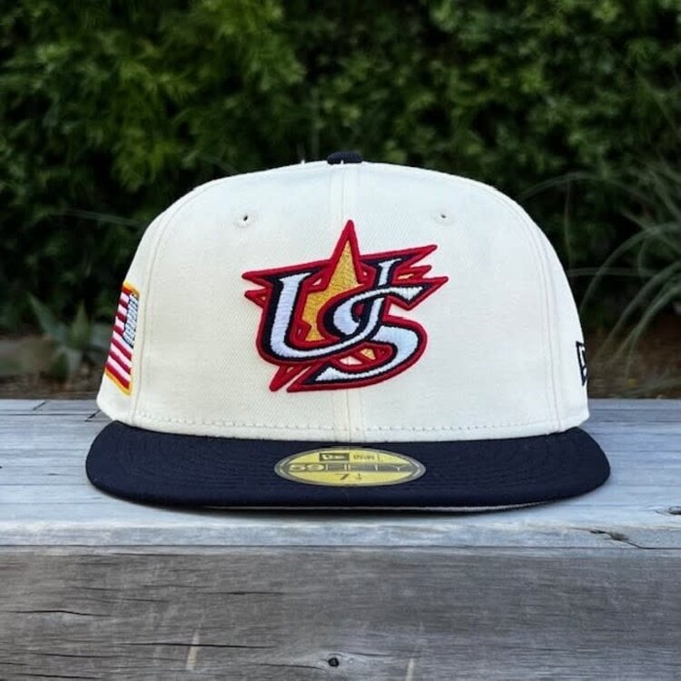 New Era USA WBC 2026 Ivory/Navy Gray UV