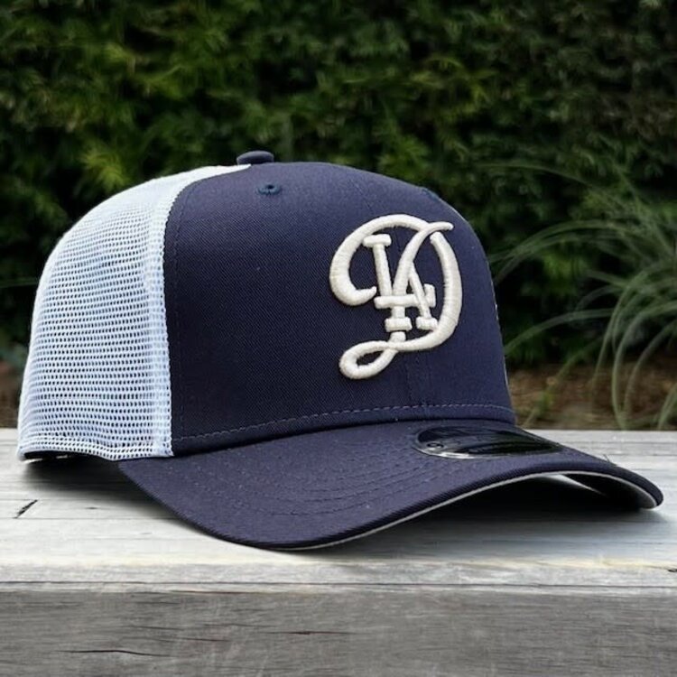New Era LA Dodgers City Connect Navy/White Mesh Trucker 970 Stretch-Snap