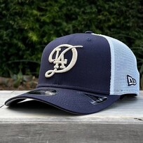 New Era LA Dodgers City Connect Navy/White Mesh Trucker 970 Stretch-Snap