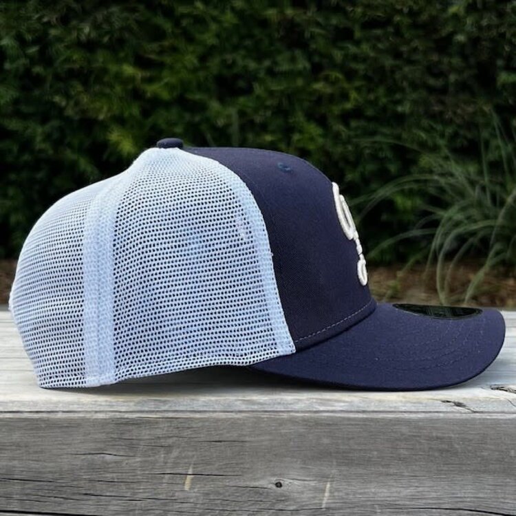 New Era LA Dodgers City Connect Navy/White Mesh Trucker 970 Stretch-Snap