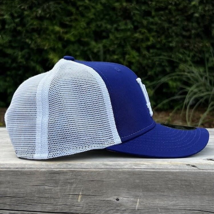 New Era LA Dodgers Royal/White Mesh Trucker 970 Stretch-Snap