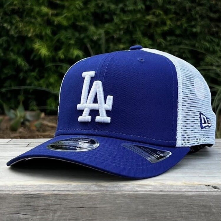 New Era LA Dodgers Royal/White Mesh Trucker 970 Stretch-Snap