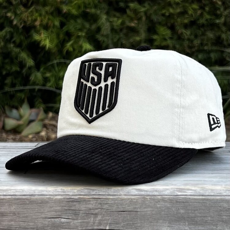 New Era USA Stone/Black Corduroy 19Twenty