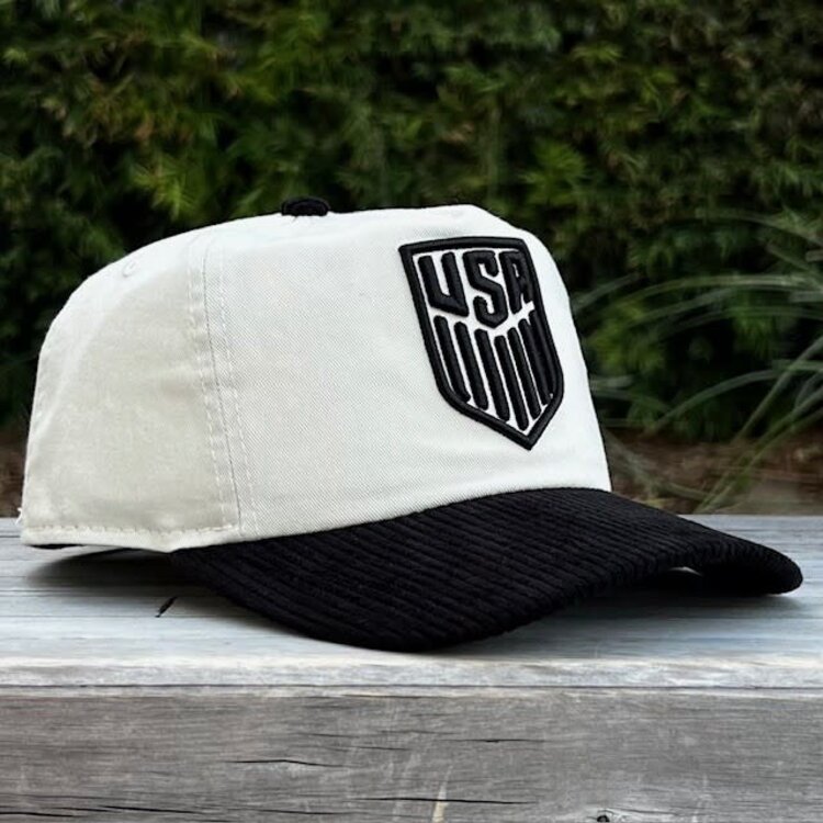 New Era USA Stone/Black Corduroy 19Twenty