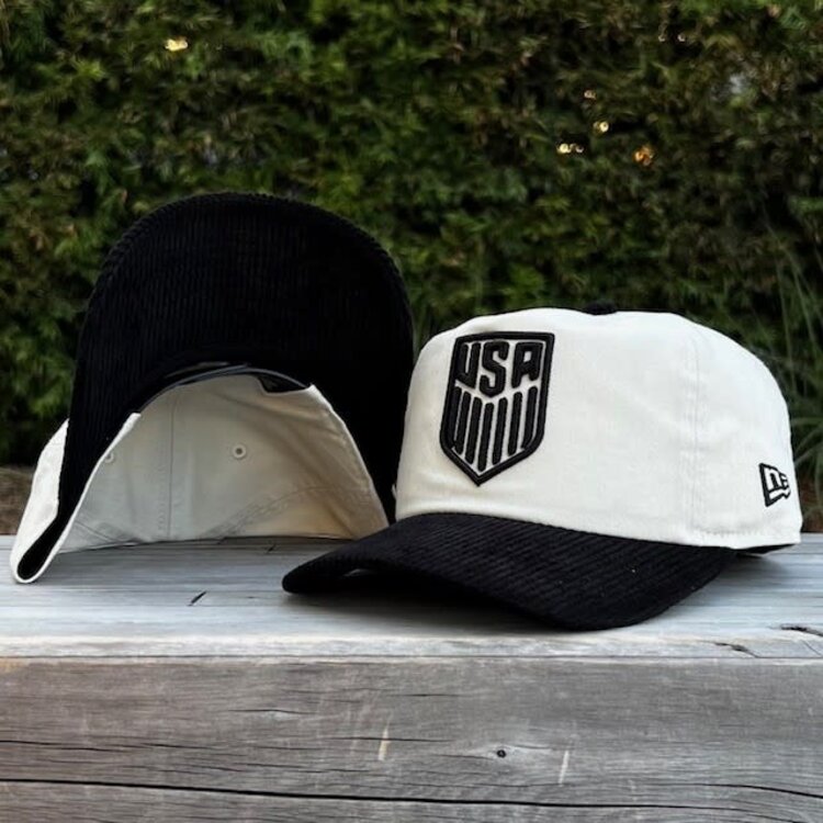 New Era USA Stone/Black Corduroy 19Twenty