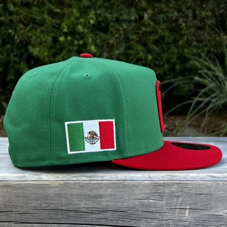 New Era Mexico WBC 2026 Green/Red 950 A-Frame Snapback