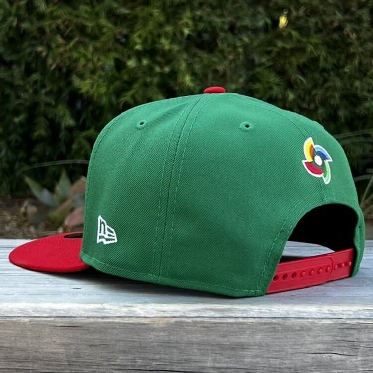 New Era Mexico WBC 2026 Green/Red 950 A-Frame Snapback