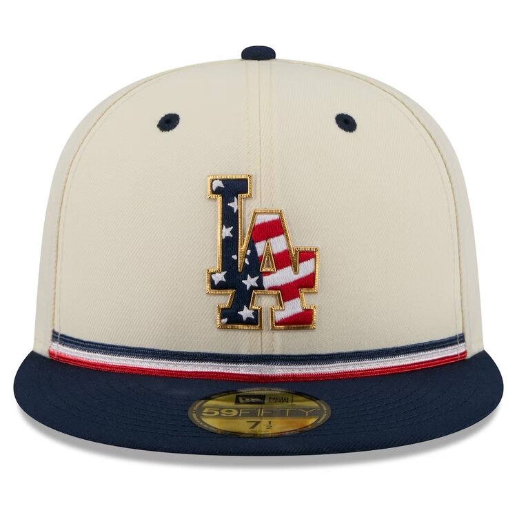 New Era LA Dodgers 2026 4th of July Ivory/Navy