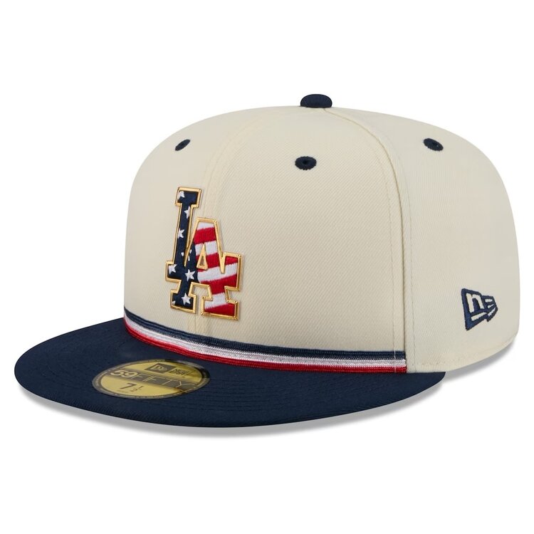New Era LA Dodgers 2026 4th of July Ivory/Navy