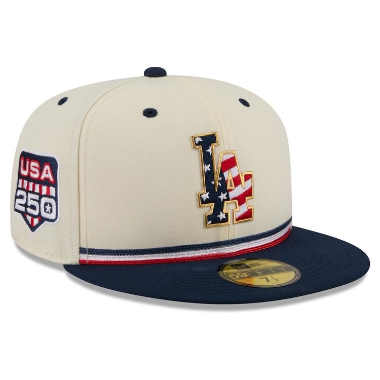 New Era LA Dodgers 2026 4th of July Ivory/Navy