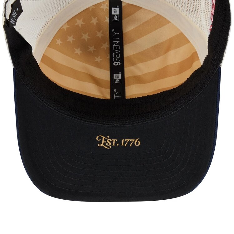 New Era LA Dodgers 4th of July 2026 970 Stretch Snap Adjustable Trucker