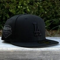 New Era LA Black Black 2025 World Series Champs SP