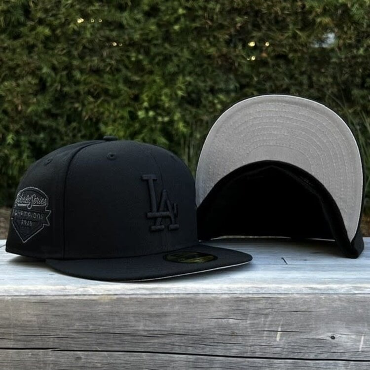 New Era LA Black Black 2025 World Series Champs SP