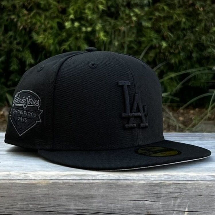 New Era LA Black Black 2025 World Series Champs SP