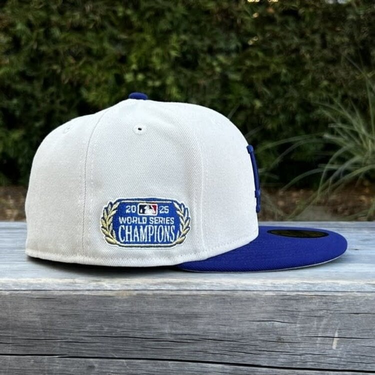 New Era LA Stone/Royal 2025 World Series Champs Laurel SP