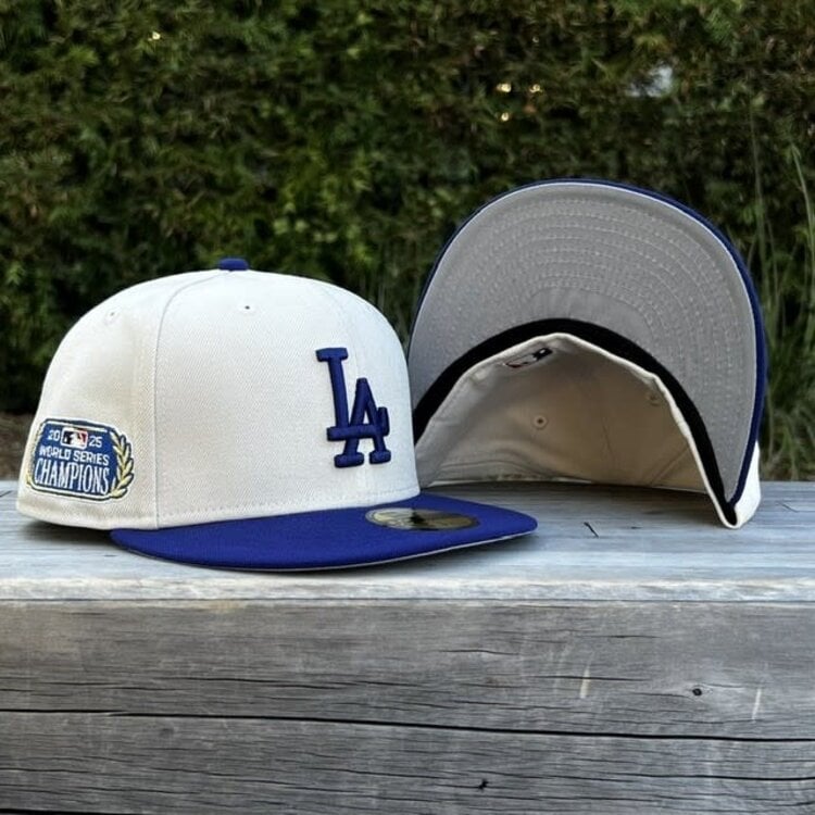 New Era LA Stone/Royal 2025 World Series Champs Laurel SP