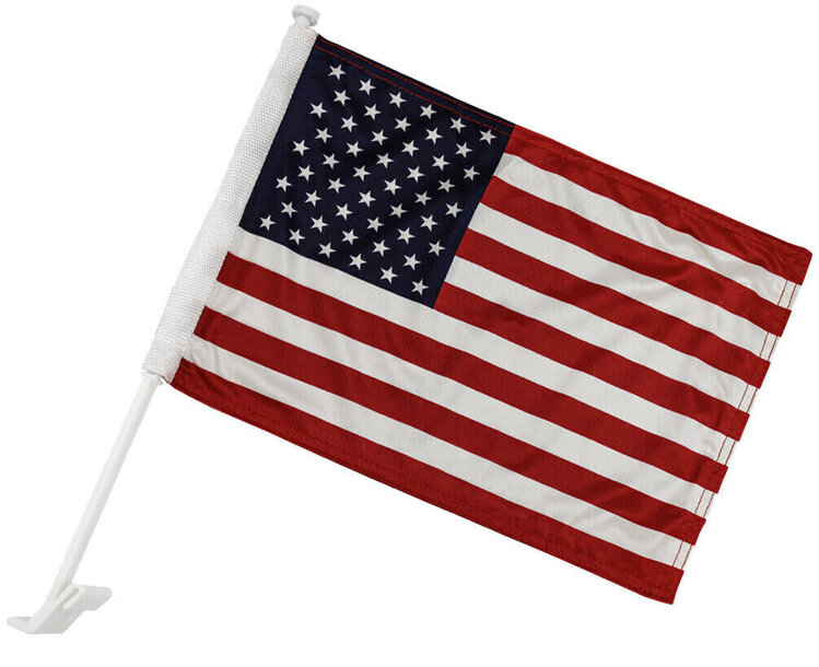 USA Double Sided Car Flag