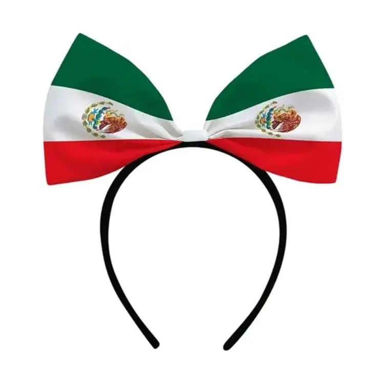 Mexico Bow Shaped Headband Soccer Fan Accessory