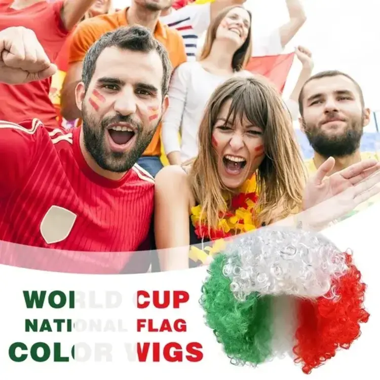 Mexico Wig Soccer Fan Accessory