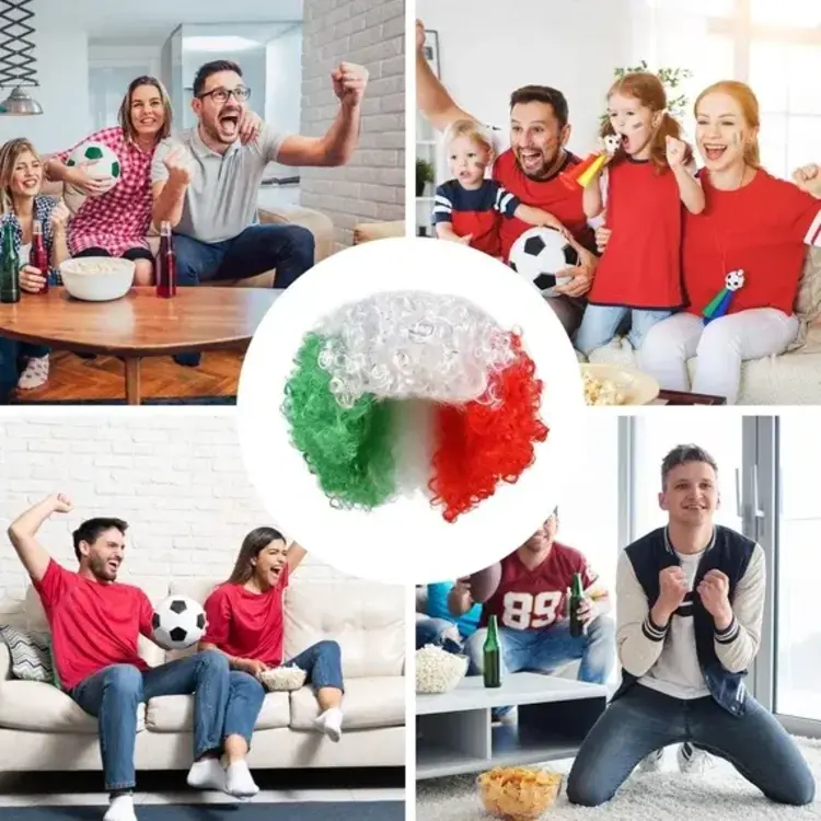 Mexico Wig Soccer Fan Accessory