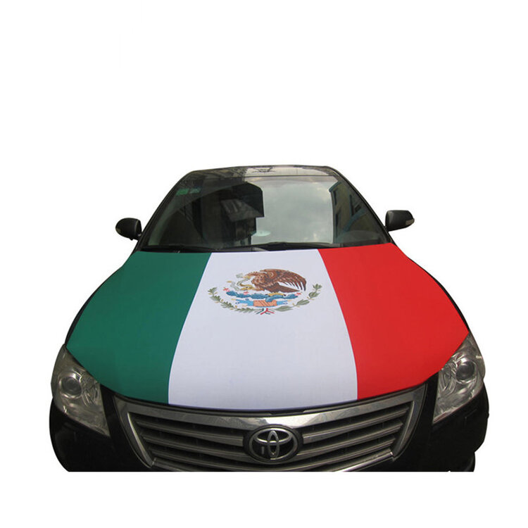 Mexico Flag Car Engine Hood Cover