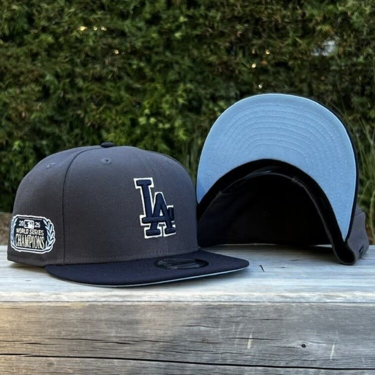 New Era LA Graphite/Navy 2025 World Series Champs Laurel SP 950