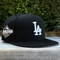 New Era LA Dodgers Black White 2025 World Series SP 950 Snapback