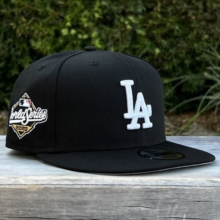 New Era LA Dodgers Black White 2025 World Series SP 950 Snapback
