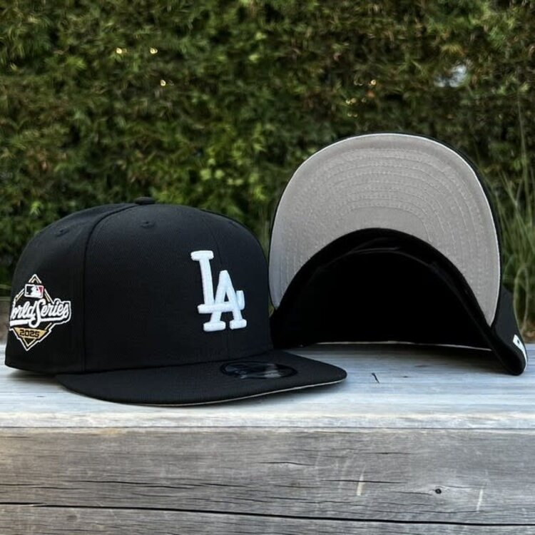 New Era LA Dodgers Black White 2025 World Series SP 950 Snapback