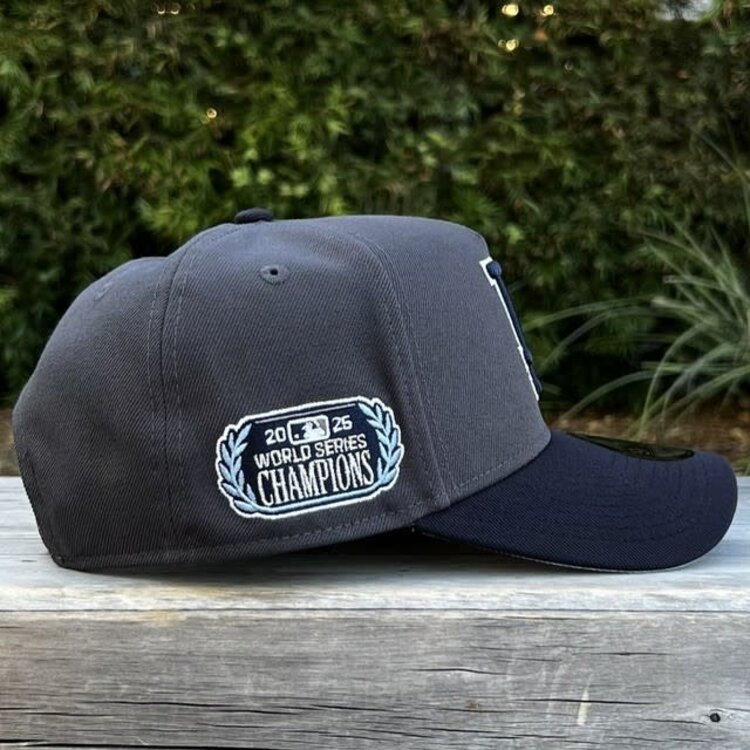 New Era LA Graphite/Navy 2025 World Series Champs Laurel SP 940 a-frame
