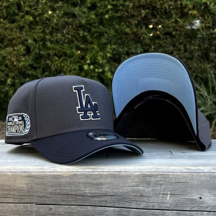 New Era LA Graphite/Navy 2025 World Series Champs Laurel SP 940 a-frame
