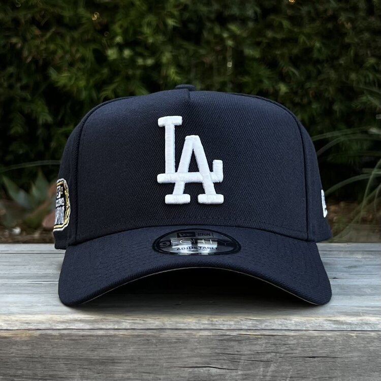 New Era LA Midnight Navy 2025 World Series Champs Laurel SP 940 a-frame