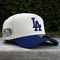 New Era LA Stone/Royal 2025 World Series Champs Laurel SP 940 a-frame