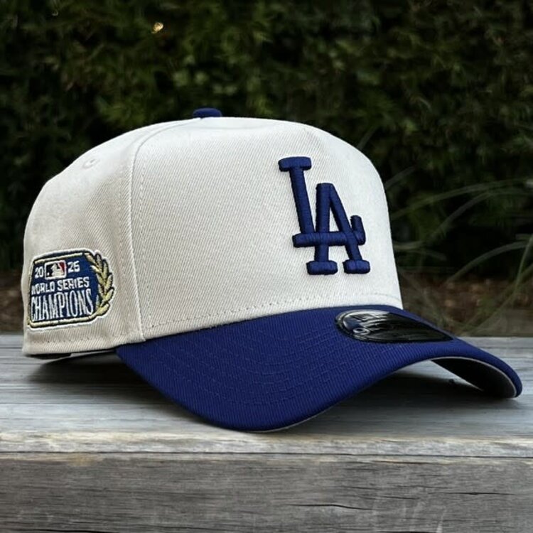 New Era LA Stone/Royal 2025 World Series Champs Laurel SP 940 a-frame