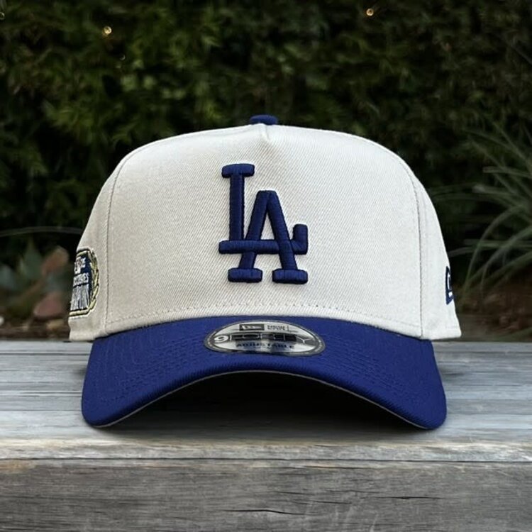 New Era LA Stone/Royal 2025 World Series Champs Laurel SP 940 a-frame
