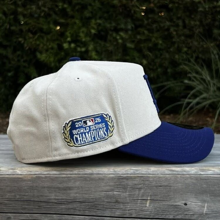 New Era LA Stone/Royal 2025 World Series Champs Laurel SP 940 a-frame