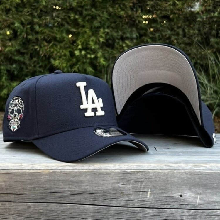 New Era LA Dodgers Midnight Navy Ivory w/Sugar Skull SP 940 A-Frame