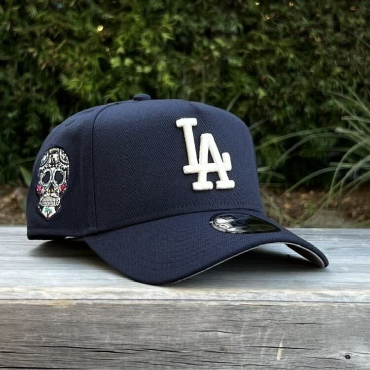 New Era LA Dodgers Midnight Navy Ivory w/Sugar Skull SP 940 A-Frame